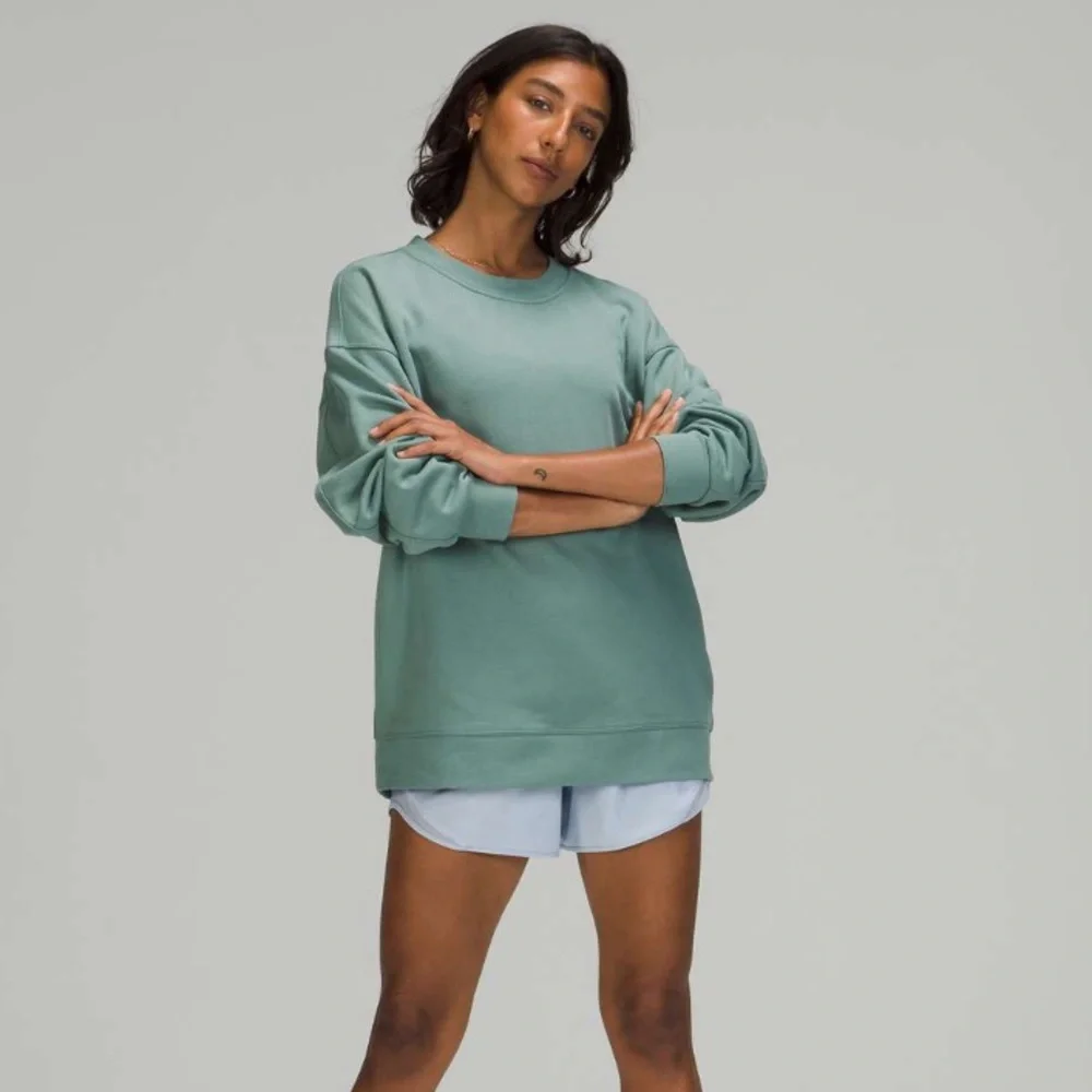 Lululemon Perfectly Oversized Crew Tidewater Teal